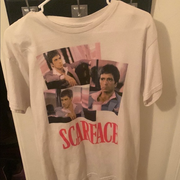 Scarface Graphic T-Shirt - White - Picture 1 of 3